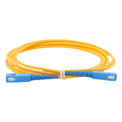 Jumper de Fibra Óptica Monomodo SC/UPC-SC/UPC Simplex de 2 Metros (6.56 Pies), 3mm