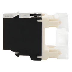 Conector Jack Estilo 110 (de Impacto), Tipo Keystone, Categoría 6, de 8 Posiciones y 8 Cables, Color Negro