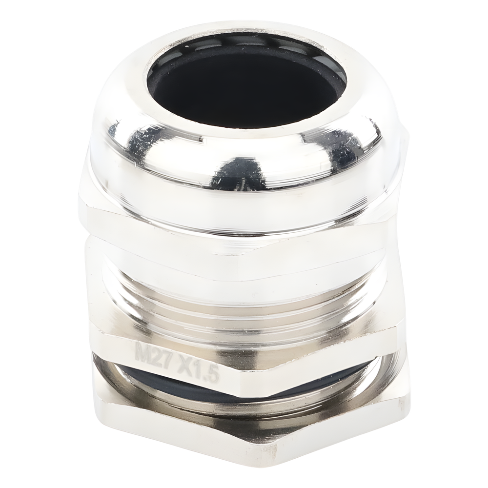 Conector Metálico Tipo Glándula para Cable de 13 a 18 mm de Diámetro.