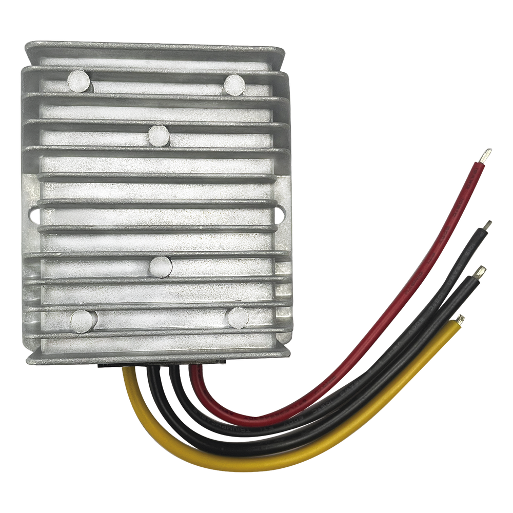 Convertidor DC-DC / 12V a 24V / 240W / 10A / Eficiencia 93% / IPX7 / Protecciones Múltiples / Industrial