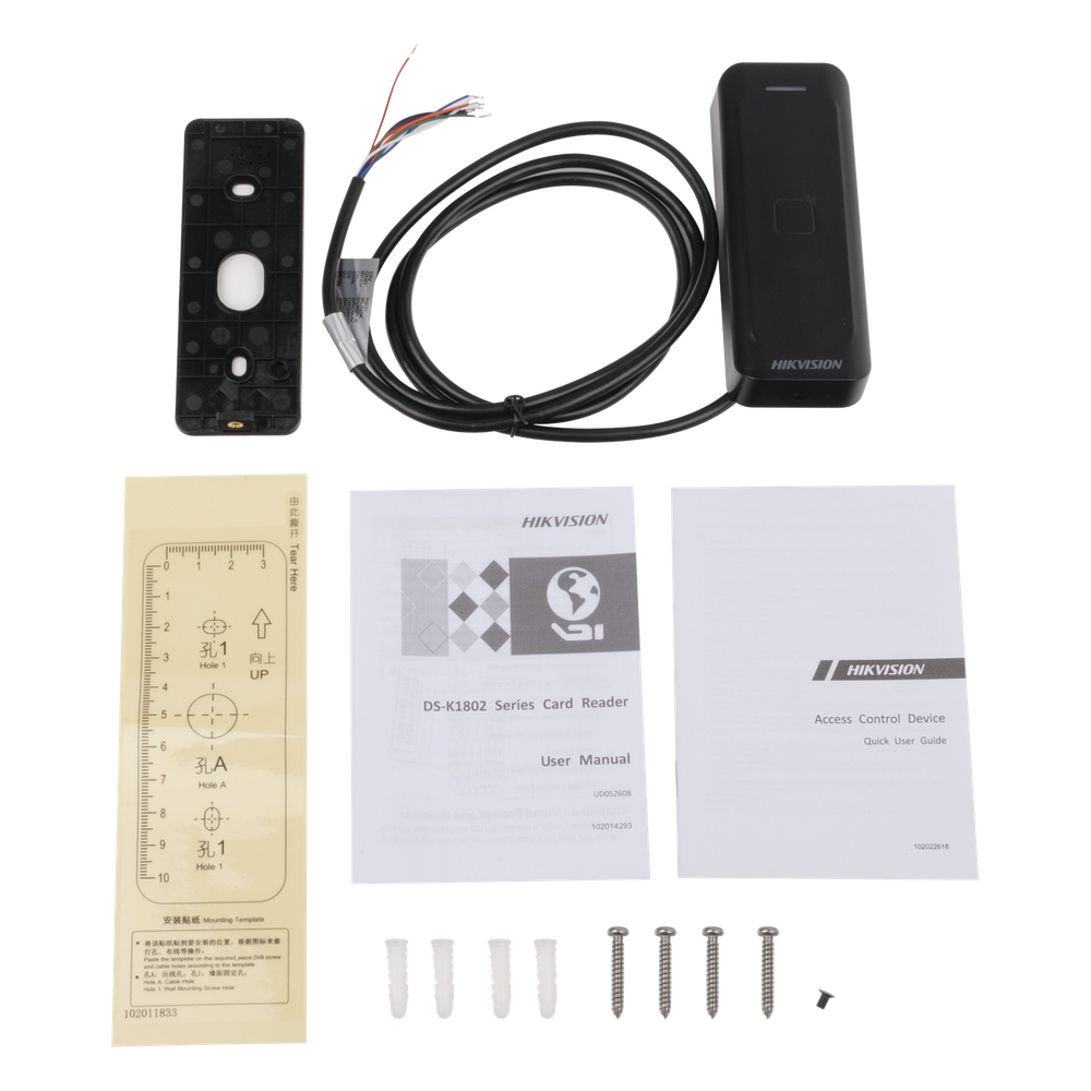 Lector de Tarjetas PROX EM / Exterior IP65 / Wiegand / Compatible con Cualquier Panel / PERFIL DELGADO y ESTETICO / Indicador LED