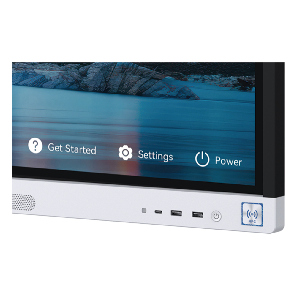 HUAWEI IdeaHub B3, Pantalla interactiva para Colaboración Inteligente, 86", 4K UHD, Harmony, Wi-Fi 6, Seguimiento de Voz, BYOM, Administración desde la Nube Gratis, blanco Jade