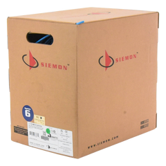 Bobina de Cable UTP Reelex, de 4 Pares, Alto Desempeño Cat6, PVC (CM), Color Azul, 23 AWG, 305 Metros (1000 Pies)
