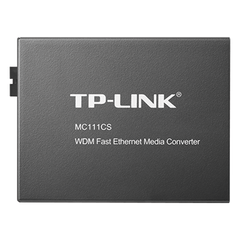 Convertidor Fibra Óptica WDM Monomodo / 1 puerto RJ45 10/100 Mbps / 1 puerto SC/UPC 100 Mbps /  Hasta 20 Km / Para su Funcionamiento Requiere el Modelo MC112CS / Plug and Play