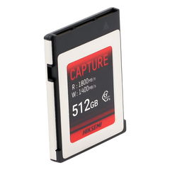 Memoria CFexpress Tipo B / 512 GB / 1800 MB/s Lectura / 1700 MB/s Escritura / Video 8K / PCIe Gen 3×2