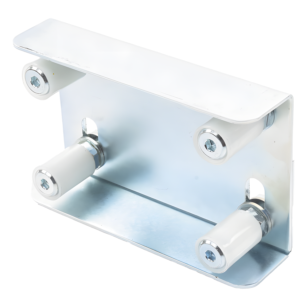 Guia Superior Ajustable Para Puertas Corredizas Con 4 Rodillos de 30 mm