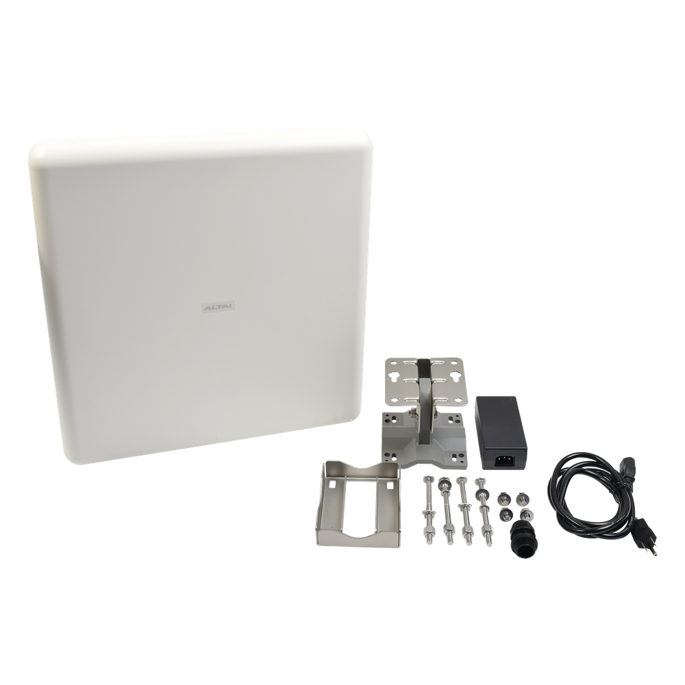 Punto de Acceso WiFi, PTP y PTMP Doble Banda Simultanea, Ideal Para Industria 4.0, Hasta 1.7 Km de Cobertura WiFi, Antena Sectorial MIMO 8x8 Integrada de 100° de Apertura en 2.4 GHz, MIMO 2x2 Conectorizado en 5 GHz.