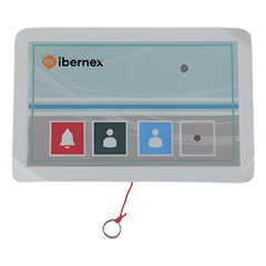 Terminal de Cama Inalámbrico / Botón de Alarma Presencia y Médico / IP54 / Material ABS Antibacteriano / RF 433MHz / 400 metros Distancia Transmisión (linea de vista)/ Alimentación 2xAAA / Protocolo POCSAG