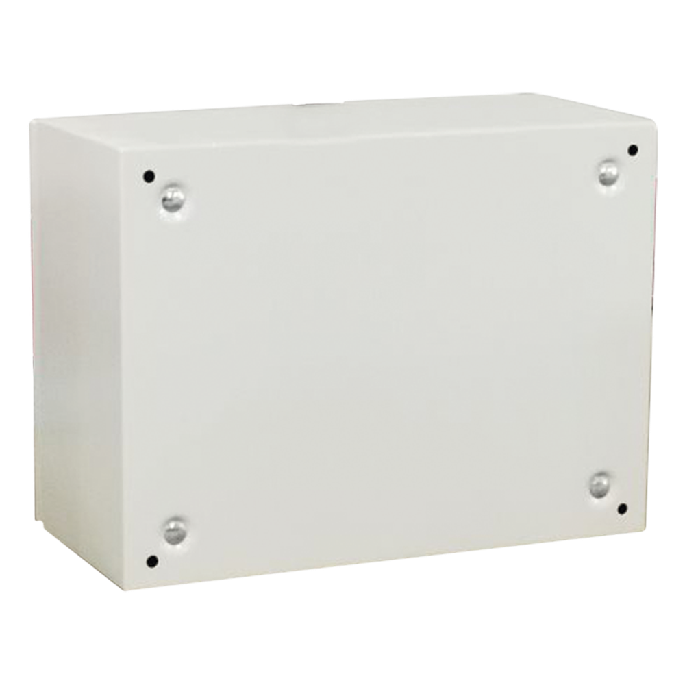 Gabinete de Acero IP66 Uso en Intemperie (500 x 300 x 300 mm) con Placa Trasera Interior Metálica y Compuerta Inferior Atornillable (Incluye Chapa y Llave T). Ideal para Centros de Carga y Tableros de Control