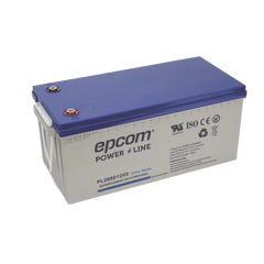 Batería de respaldo 12 V 200 Ah AGM | Certificada UL94-HB Retardo a la flama básica | Ciclo profundo | Para uso en aplicaciones fotovoltaicas y de emergencia | Terminales T5