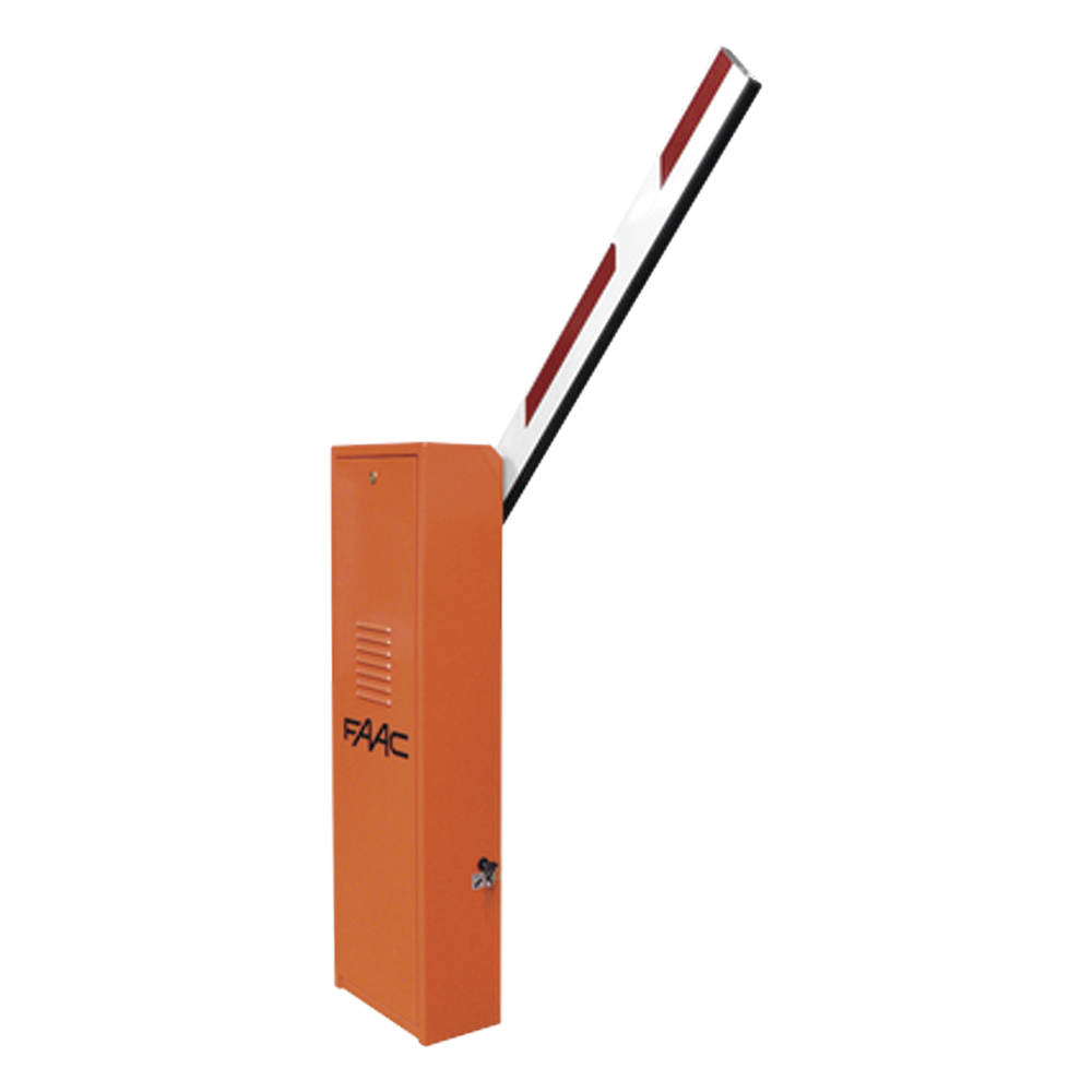 Kit de Barrera FAAC 620 RPD con Pluma Rectangular sin Iluminación / Equipo Hidráulico de Uso Intensivo / Hasta 2 Millones de Ciclos Antes de Presentar una Falla Severa