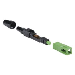 Conector Rápido de Instalación en Campo, Monomodo, SC/APC, Pre-Pulido, Re-Terminable, Ideal para Aplicaciones FTTx