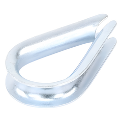 Cuello/ Guardacabo/ Rozadera para Cable de 1/4" de Acero Galv. por Inmersión.