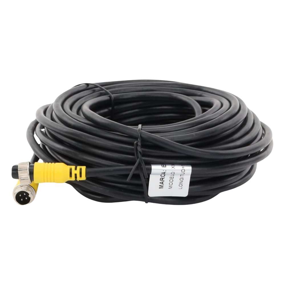 Cable extensor con conector tipo aviación de 15m solo para soluciones de videovigilancia móvil XMR
