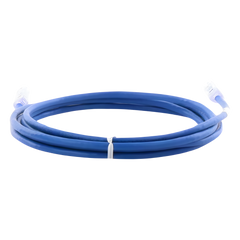 Cable de Parcheo UTP Categoría 6, con Plug Modular en Cada Extremo - 3 Metros (9.84 Pies) - Azul