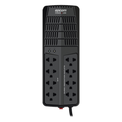 Regulador de Voltaje 2000 VA-1000 W / 4 Contactos con AVR / 4 Contactos con Supresor de Picos / Protección RJ11