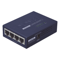 Inyector High PoE, de 4 Puertos Gigabit de Entrada, 4 Puertos PoE 802.3af/at Gigabit de Salida Para Cada Puerto, Hasta 30 W por interfaz