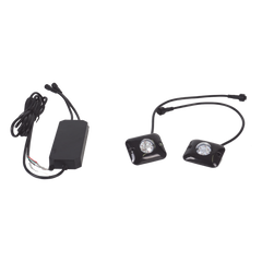 Estrobos Ocultos de 12 LED, Color Claro