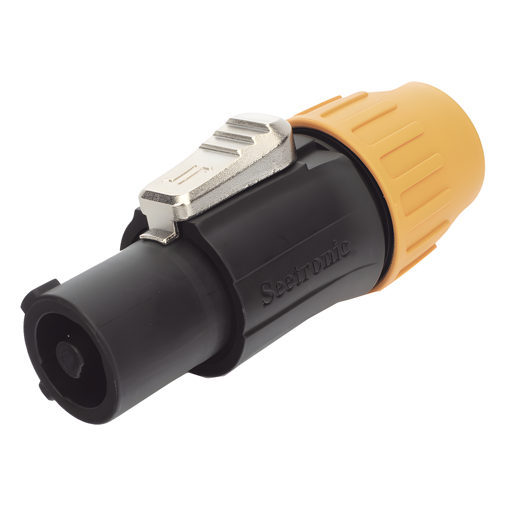 POWERCOM,  línea, neutro y conexión a tierra de seguridad preadaptada IP65 Color Negro