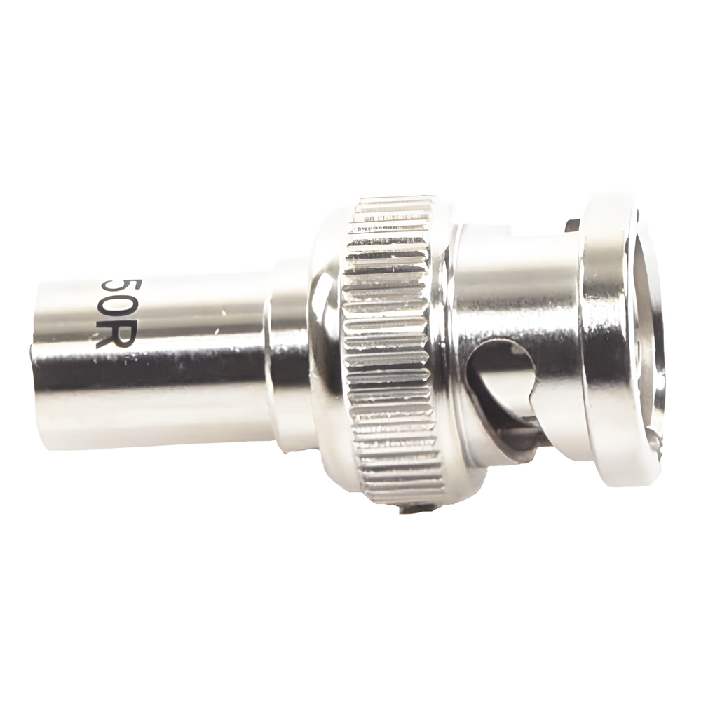 Carga Resistiva de 50 Ohm en BNC Macho, 1/2 Watt, CD-1.5 GHz.