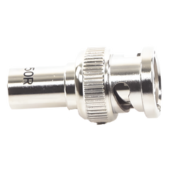Carga Resistiva de 50 Ohm en BNC Macho, 1/2 Watt, CD-1.5 GHz.