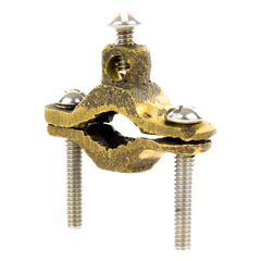 Conector Tubo a Cable / Bronce 100% / Tubo hasta 1 1/4 in / Cable 4 AWG / Aterrizaje Torres TZ / Sin Soldadura