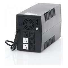 UPS de 1500VA/900W / Protección contra Descarga, Sobretensión y Picos Transitorios / Entrada y Salida 120 Vca/ Clavija NEMA 5-15P / 6 Tomas NEMA 5-15R
