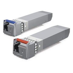 UFiber Módulo SFP+, transceptor MiniGibic MonoModo 10 Gbps, distancia 10 km, un conector LC. Incluye 2 piezas