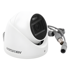 [Dual Light + ColorVu] Turret TURBOHD 2 Megapixel (1080p) / Lente 2.8 mm / 30 mts IR + 20 mts Luz Blanca / Gran Angular 101° / Exterior IP67 / Micrófono Integrado /  4 Tecnologías /  Metal