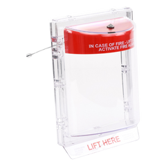 Cubierta Protectora Serie Stopper IIÆ De Policarbonato Super Resistente, Montaje Empotrado, Texto En Inglés, Sin Bocina