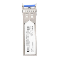 Paquete de 10 Piezas del Modelo (MGB-LX v2) del Transceptor mini-GBIC SFP 1G LC Duplex Para Fibra Monomodo de 20 Km