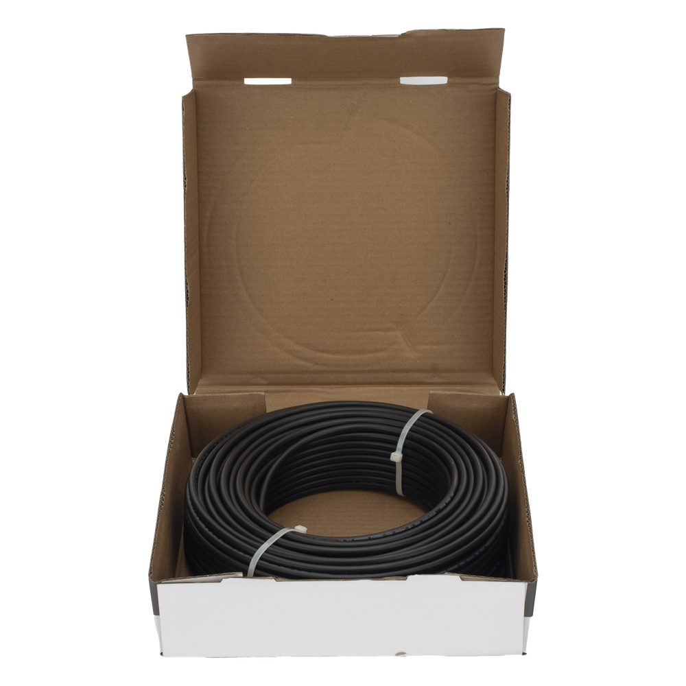 Cable Fotovoltaico Negro / Cobre Estañado / 4 mm² (12 AWG) / 2000V / Rollo de 50 m / / UL 4703 y TUV