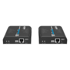 Extensor KVM HDMI 4K a 60 Hz | Transmisión hasta 120 mts con CAT6 | Resolución 4096x2160@60Hz | Ancho de Banda 18Gbps | HDCP1.4 y HDCP2.2 | Latencia 120~170ms | Conexión 1:1, 1:N, N:1, N:N