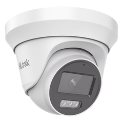 [Audio Bidireccional + Dual Light + ColorVu] Turret TURBOHD 3K / 5 Megapixel / Lente 2.8 mm / 40 mts IR EXIR + 40 mts Luz Blanca / Micrófono y Bocina Integrado / Exterior IP67 / dWD