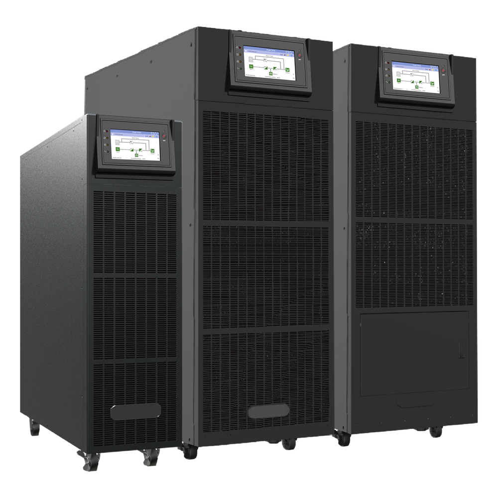 UPS de 15000 VA/10000 W, Online Doble Conversión, 3F 200 - 240 Vac de Entrada, 3F 200 - 240 Vac de Salida, Terminal Hardwired, Onda Senoidal Pura, Torre o Rack de 6 UR, Con 3 Tomas NEMA L6-30R