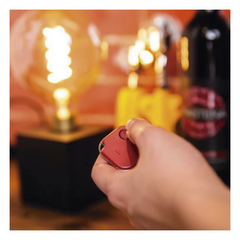Botón Bluetooth Inalámbrico color Rojo, programe escenas de Shelly y ejecútelas con uno o varios clic