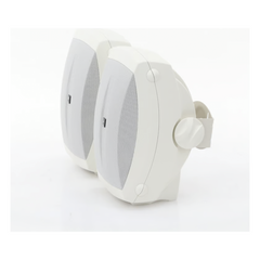 Altavoces de Montaje en Superficie de 2 vias | Woofer 5 in, Tweeter 0.5 in | Semi-Exterior, 6 ohms | Par Color Blanco
