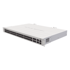 (CRS354-48G-4S+2Q+RM) Cloud Router Switch 48 puertos Gigabit Ethernet, 4 puertos SFP+ 10G, 2 puertos QSFP+ 40G, Montaje en Rack