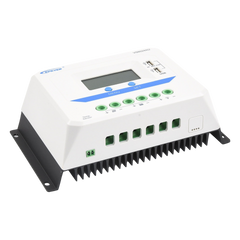Controlador Solar PWM / 60A / 12/24V / Doble USB / Pantalla LCD / Tierra Positivo Común