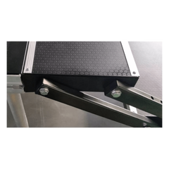 Escalera para Tarima de Escenario | Ajustable 100-170 cm | Antideslizante