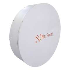 Antena de parabola profunda, blindada, con supresión al ruido de 6 ft, 4.9-6.4 GHz, Ganancia 41 dBi con SLANT de 45 ° y 90 °, ideal para distancias superiores a 100 km, Conectores N-hembra, montaje con alineación milimétrica.