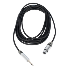 Cable de Audio | XLR 3 Polos Hembra a Plug 1/4 in mono | Conector Seetronic Serie M SCMF3 - MP2X | Longitud 3m
