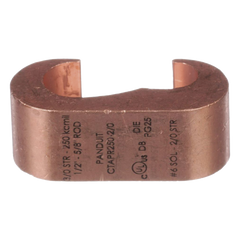 Conector de Conexión Tierra tipo "E" para Conductor de Cobre 3/0 Awg - 250Kcmil, 1 Pieza