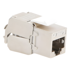 Módulo Jack Keystone Cat6A Blindado (STP) sin Herramienta (Toolless) para Faceplate