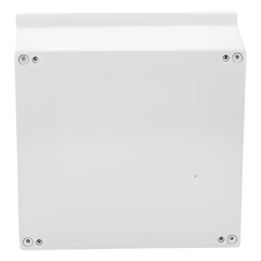 Gabinete de Poliéster IP65 Uso en Intemperie (400 x 400 x 200 mm) con Placa Trasera Interior de Plástico (Incluye Chapa y Llave).