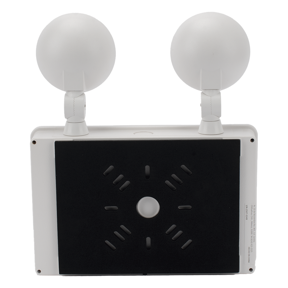 SFWMC / Luz de Emergencia LED / Montaje Universal Pared-Techo-Lateral / 600 lm / 3W / 120-277 VAC / Batería de Respaldo 6V 4.5Ah