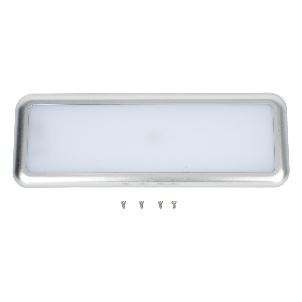 Luz LED Rectangular para interiores, 48 LED, 12-24 Vcd, 1392 lúmenes