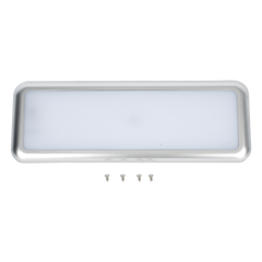 Luz LED Rectangular para interiores, 48 LED, 12-24 Vcd, 1392 lúmenes