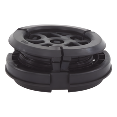 Bota Pasamuro de 4" / 4 Orificios para Cable Coaxial 1/2" / IP66 / SnapSeal