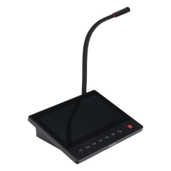 Micrófono IP | No requiere amplificador | 12 VCD | Pantalla Touch 7" | Transmisión en Tiempo Real | Integración con HikCentral Professional